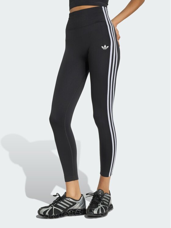 adidas Colanți Essentials 3-Stripes Seamless Leggings KZ4121 Slim Fit