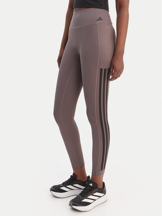adidas Colanți Optime Workout 3-Stripes KE7530 Slim Fit