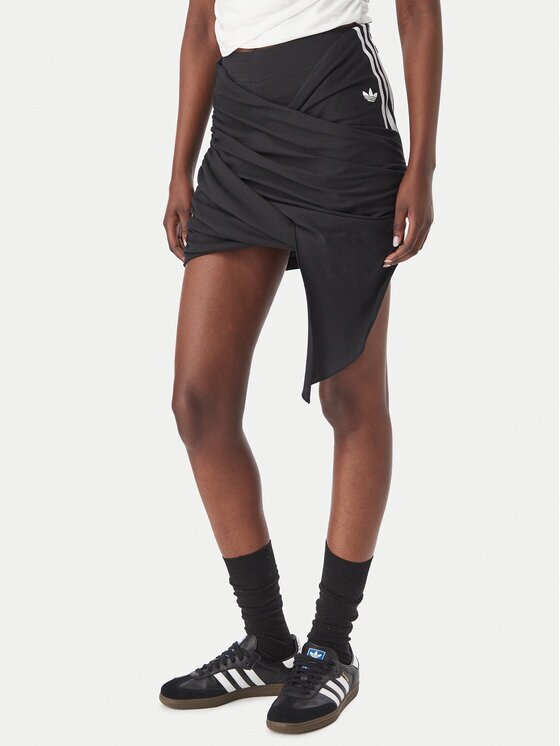 adidas Fustă mini Adiluna Season 2 X Jennie Wrap-Around Skirt LD8930 Regular Fit