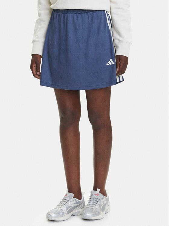 adidas Fustă mini Stadium 3-Stripes Tennis Inspired Jacquard JV5632 Regular Fit