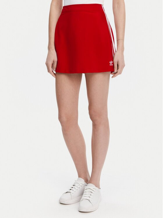 adidas Fustă trapez adicolor 3-Stripes JD0282 Regular Fit