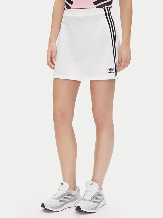 adidas Fustă trapez adicolor 3-Stripes JD0284 Regular Fit