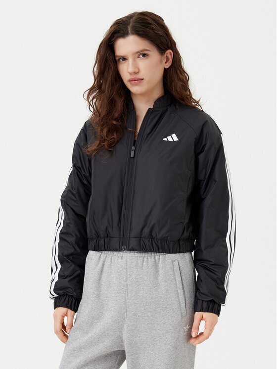 adidas Geacă bomber Essentials 3-Stripes JD1296 Loose Fit