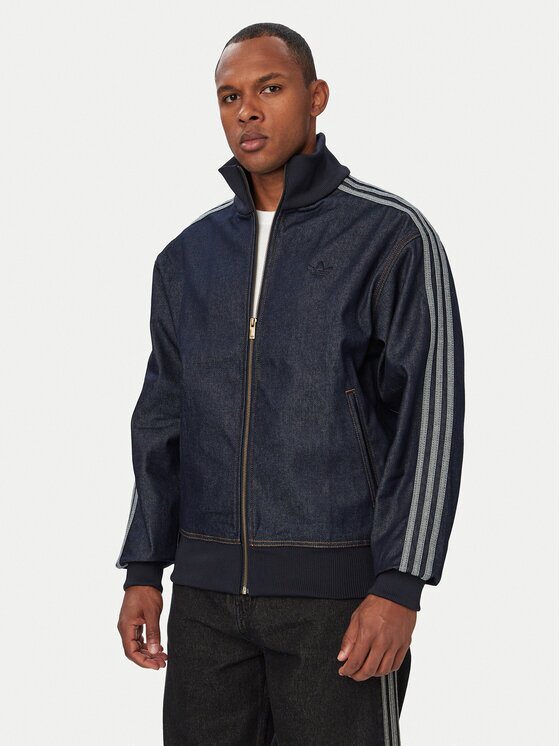 adidas Geacă de blugi Firebird Adicolor KS4971 Loose Fit