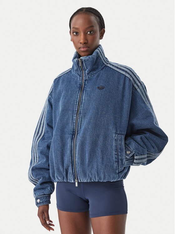 adidas Geacă de blugi Firebird Jacket KT4232 Regular Fit