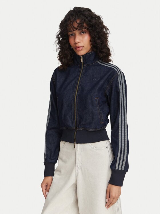 adidas Geacă de blugi Firebird KQ6491 Slim Fit