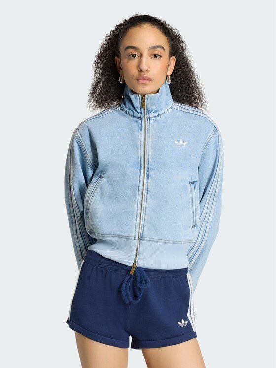 adidas Geacă de blugi Firebird KQ6492 Slim Fit
