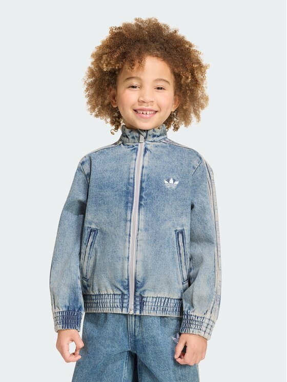 adidas Geacă de blugi Firebird KQ8874 Loose Fit