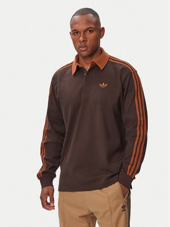 adidas Hanorac 3-Stripes Rugby Longsleeve Polo KE4112 Regular Fit