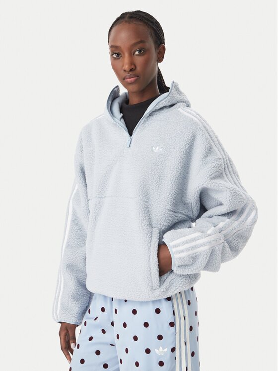 adidas Hanorac Adiluna Season 2 X Jennie Fleece Hoodie Jacket LD8925 Regular Fit