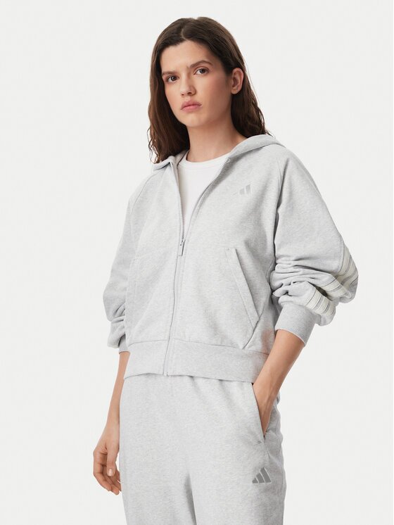 adidas Hanorac Kit 3-Stripes Full Zip Hoodie KV9879 Regular Fit