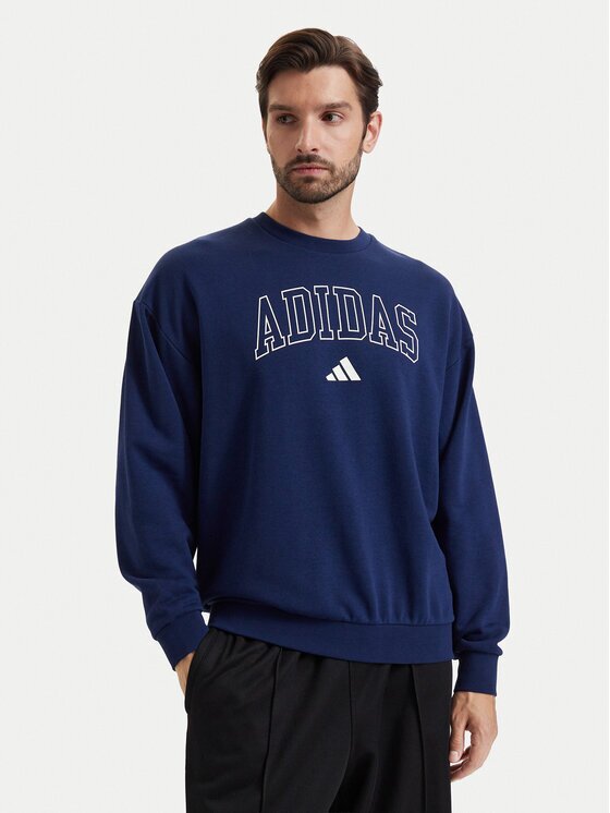 adidas Hanorac Seasonal Essentials Collegiate French Terry Crew Sweatshirt KG0514 Regular Fit