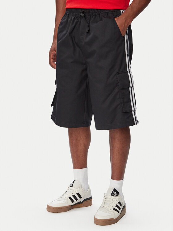 adidas Pantalon scurți din material Adicolor Cotton Twill Cargo Shorts KS9929 Relaxed Fit