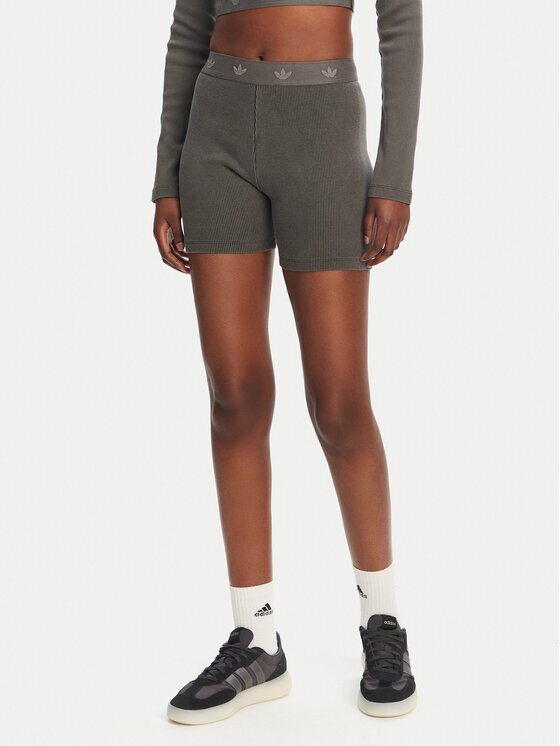 adidas Pantaloni scurți ciclism Ribbed Booty JC7554 Slim Fit
