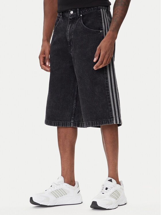 adidas Pantaloni scurți de blugi adicolor Denim Firebird JC6719 Loose Fit