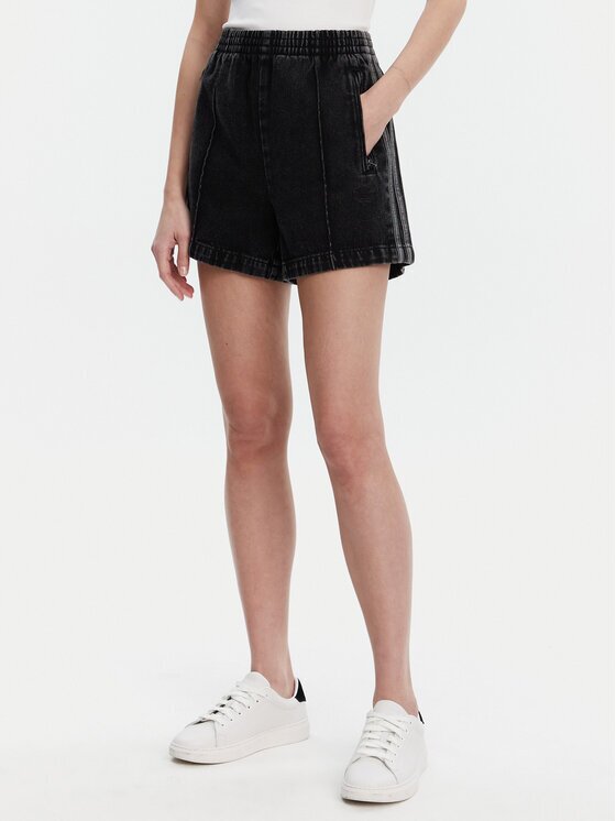 adidas Pantaloni scurți de blugi adicolor Denim Firebird JD3107 Loose Fit