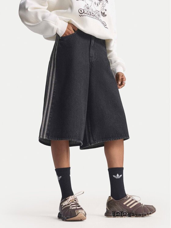 adidas Pantaloni scurți de blugi Firebird Jorts KD2916 Oversize