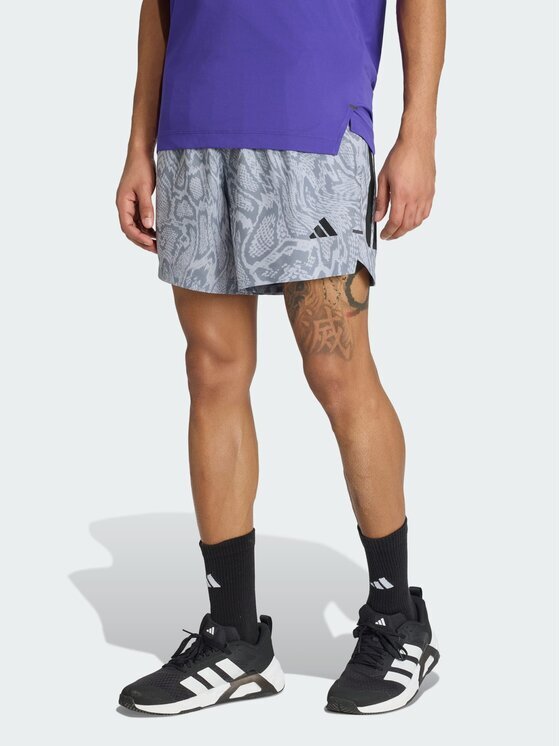 adidas Pantaloni scurți sport D4T Primelift Aop KT5268 Regular Fit