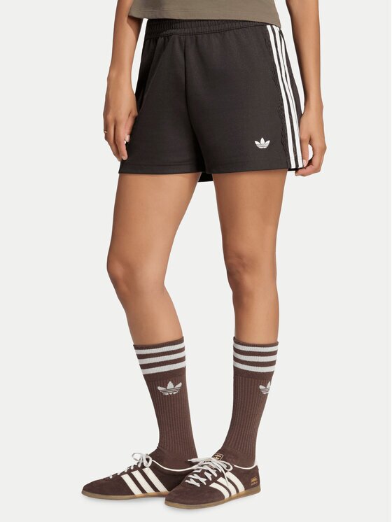 adidas Pantaloni scurți sport Lace 3 Stripes LG4266 Regular Fit