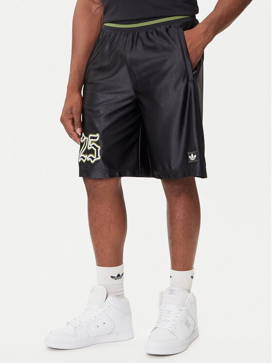 adidas Pantaloni scurți sport Number Graphic JY2769 Loose Fit
