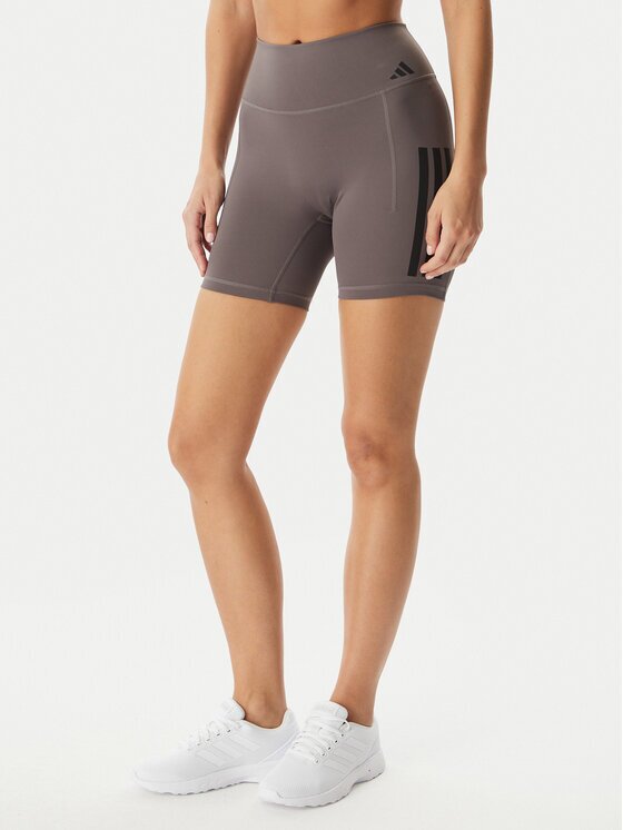 adidas Pantaloni scurți sport Optime Workout 3-Stripes JZ1099 Slim Fit