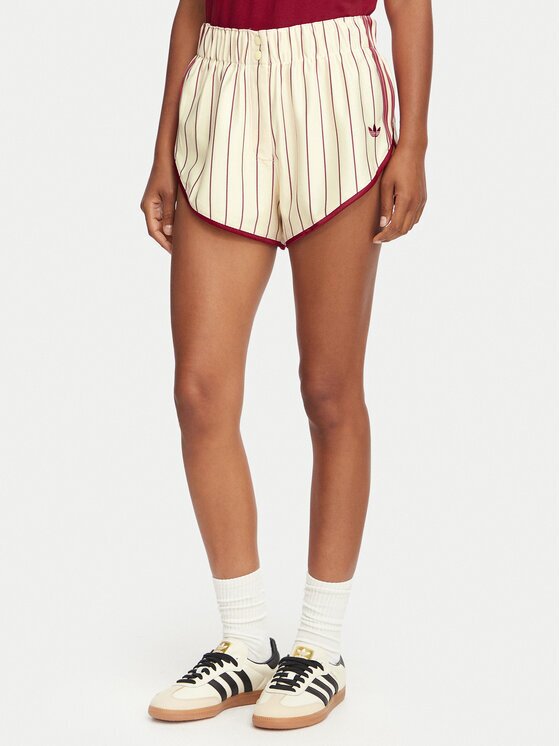 adidas Pantaloni scurți sport Pinstripe Firebird KR9553 Loose Fit