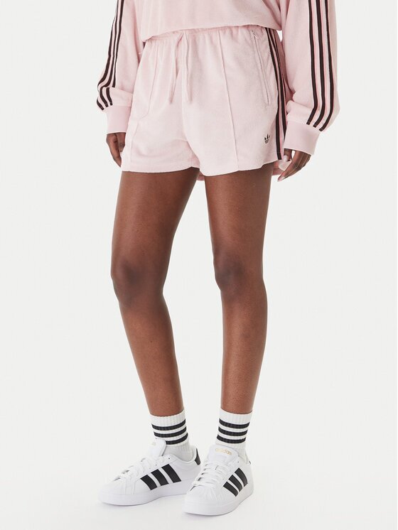 adidas Pantaloni scurți sport Terry Towel Firebird KD1396 Loose Fit