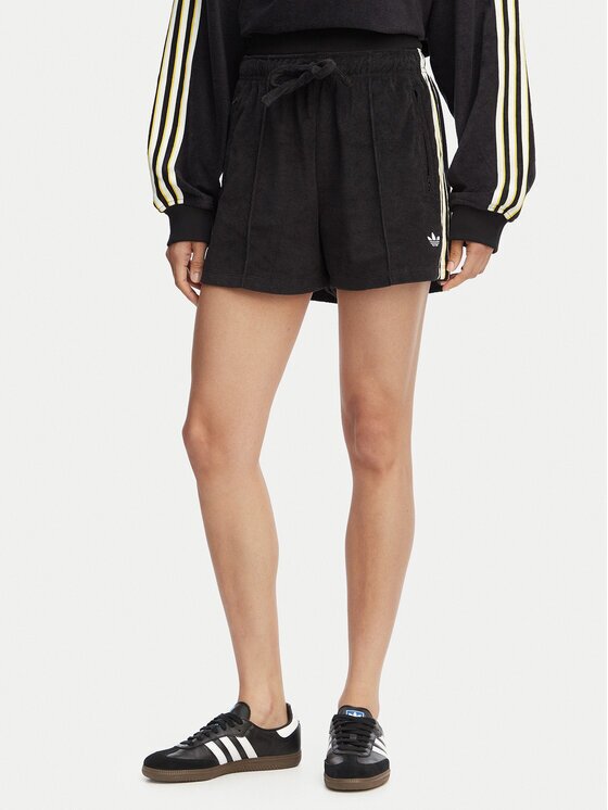 adidas Pantaloni scurți sport Terry Towel Firebird KD1398 Loose Fit