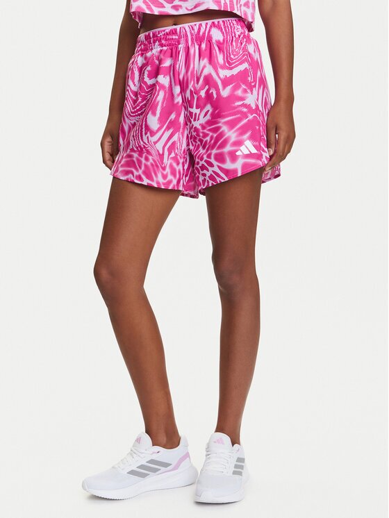 adidas Pantaloni scurți sport Train Essentials Allover Print Workout JE8692 Regular Fit