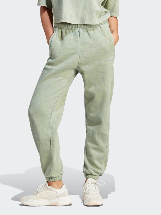 adidas Pantaloni trening ALL SZN Fleece Washed IL3272 Loose Fit