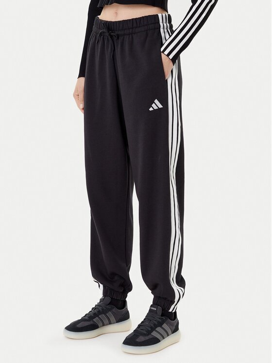 adidas Pantaloni trening Essentials 3-Stripes Fleece JE1276 Loose Fit
