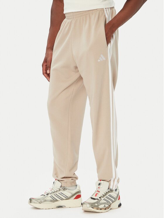 adidas Pantaloni trening Essentials 3-Stripes French Terry Tapered Cuffed KY4196 Regular Fit
