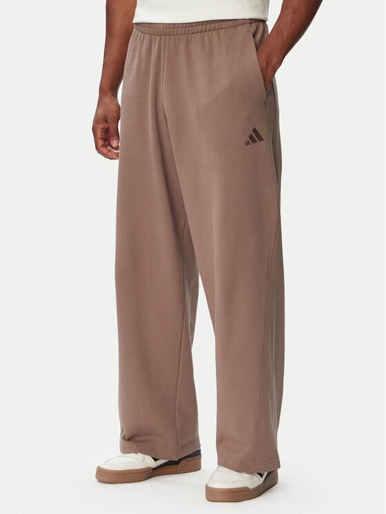 adidas Pantaloni trening Kit Small Logo Wide KW2339 Relaxed Fit