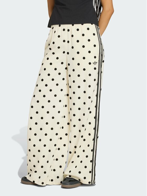adidas Pantaloni trening Satin Polka Dots Wide Leg Pant KV1168 Relaxed Fit