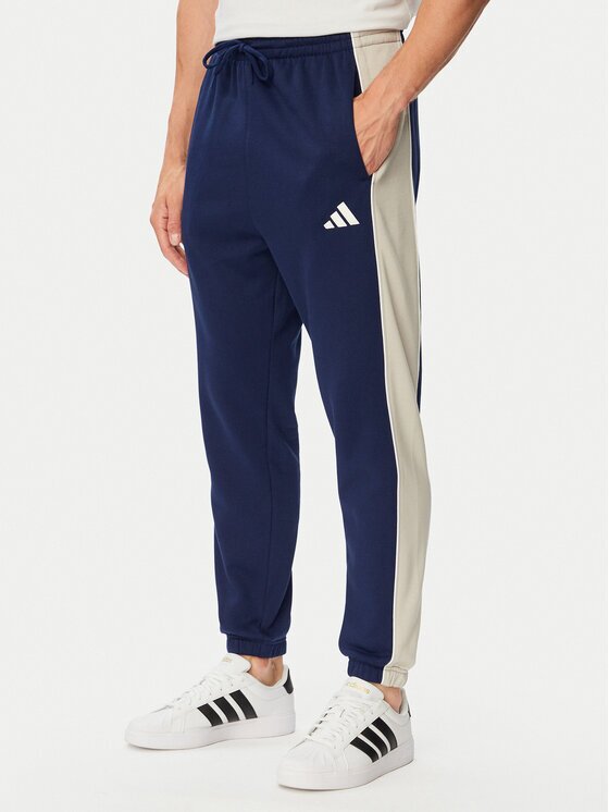 adidas Pantaloni trening Seasonal Essentials Colorblock Fleece KF4211 Cosy Fleece Fit