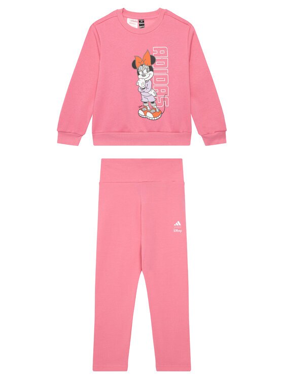 adidas Set bluză și leggings Disney Minnie Mouse JL9201 Regular Fit