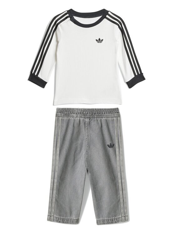 adidas Set bluză și pantalon Denim JW5312 Regular Fit