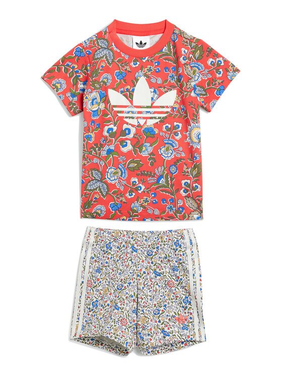 adidas Set tricou și pantaloni scurți Liberty London JY3016 Regular Fit