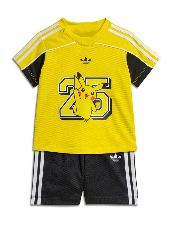 adidas Set tricou și pantaloni scurți Pokemon KS7099 Loose Fit