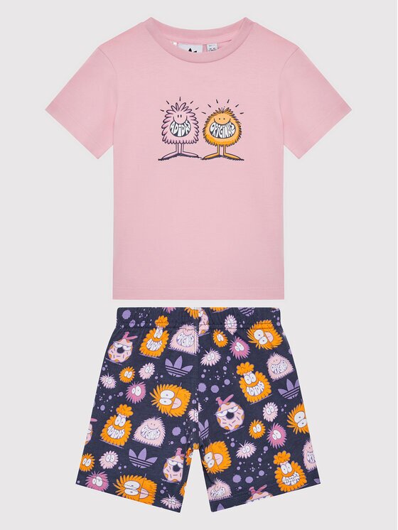 adidas Set tricou și pantaloni scurți sport KEVIN LYONS HC1985 Regular Fit
