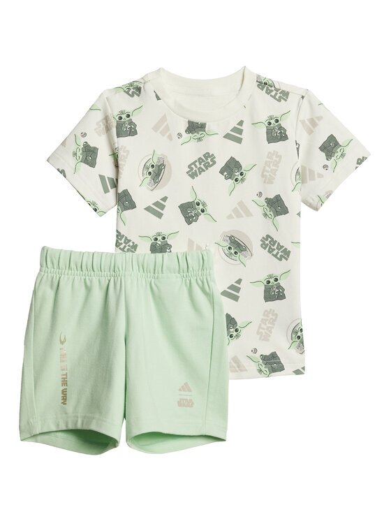 adidas Set tricou și pantaloni scurți Star Wars The Mandalorian™ JF3628 Regular Fit