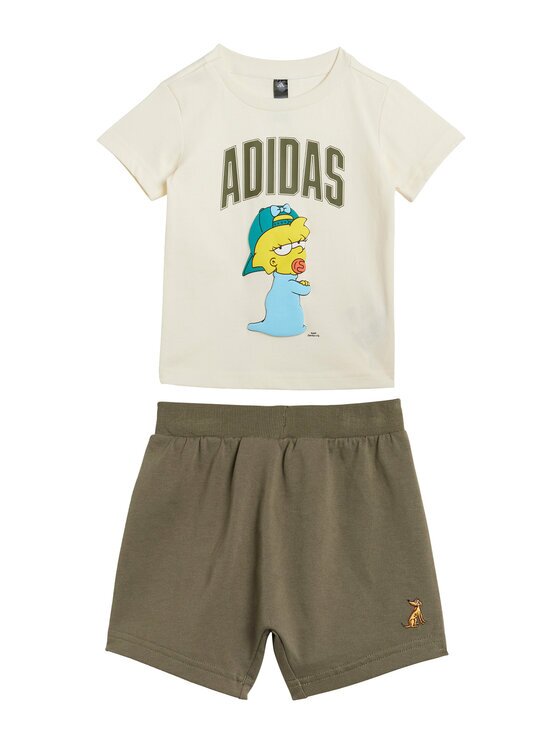 adidas Set tricou și pantaloni scurți The Simpsons JL9174 Regular Fit
