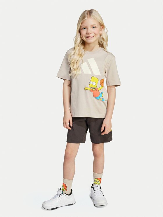 adidas Set tricou și pantaloni scurți The Simpsons JL9196 Regular Fit