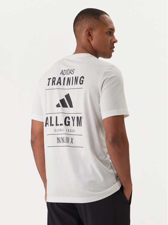 adidas Tricou Category Training Graphic JM8976 Écru Regular Fit