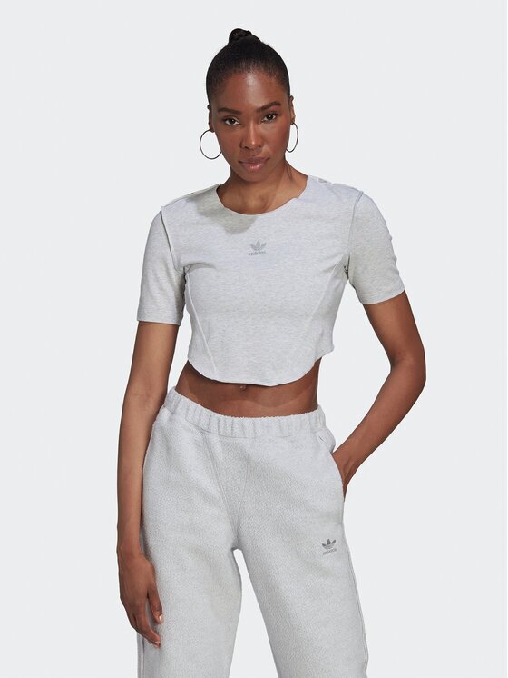 adidas Tricou Crop Loungewear HL9130 Regular Fit