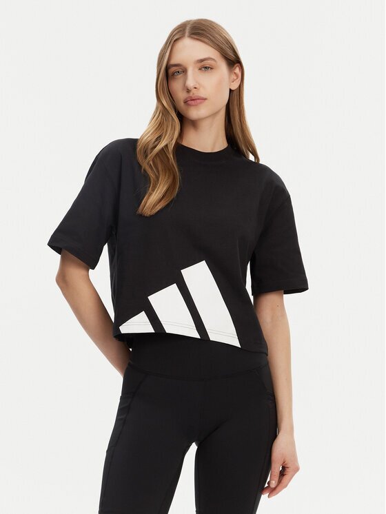 adidas Tricou Essentials Big Logo Boyfriend JG8736 Loose Fit