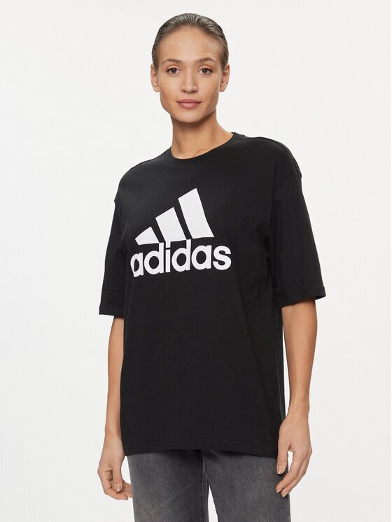adidas Tricou Essentials Big Logo Boyfriend T-Shirt HR4931 Loose Fit