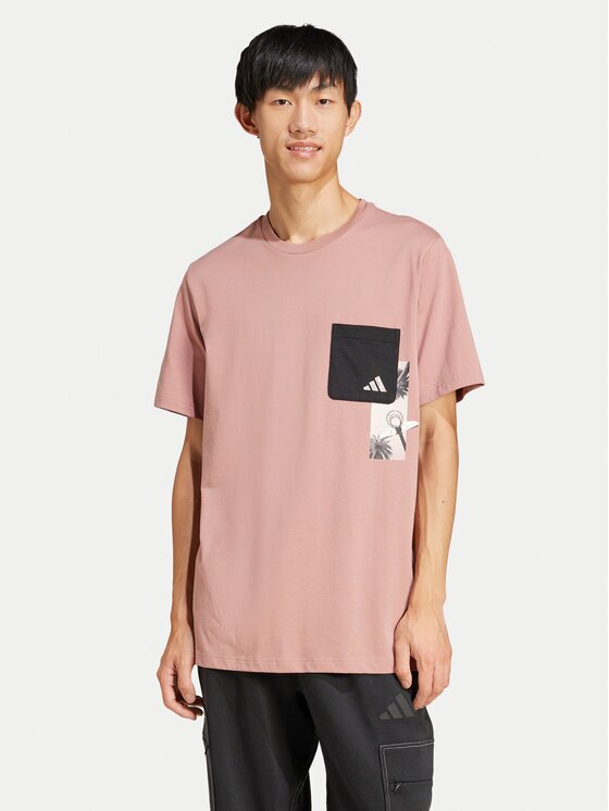adidas Tricou Lens Elevated Pocket Graphic JJ3927 Loose Fit