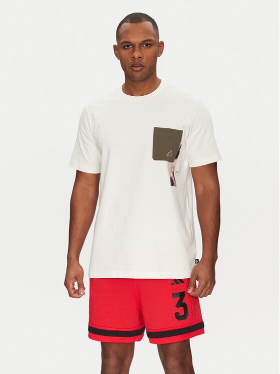 adidas Tricou Lens Elevated Pocket Graphic JJ3928 Loose Fit