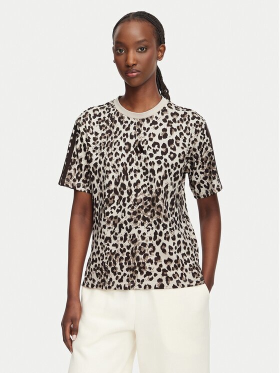 adidas Tricou Seasonal Essentials Animal Print KH1549 Regular Fit